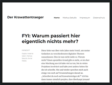 Tablet Screenshot of krawattentraeger.de